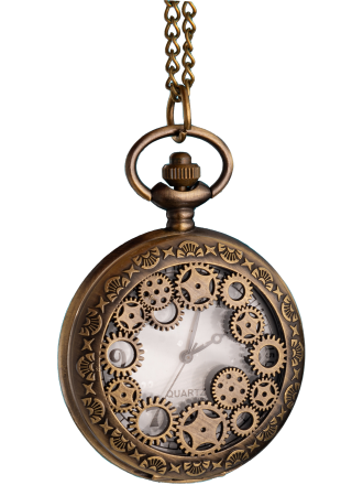 Taschenuhr Zahnräder (groß) Produktbild